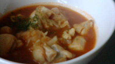 鶏肉のケチャップスープの写真