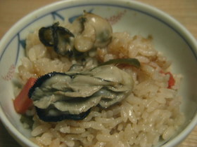 おいしい!ふっくら牡蠣ご飯♪