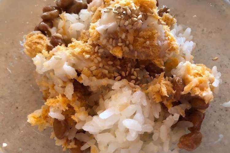 納豆とクリームコロッケの洋風まぜご飯 レシピ 作り方 By まめこぞう クックパッド 簡単おいしいみんなのレシピが356万品