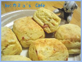 ベーコンポテトのなんちゃってスコーン♪