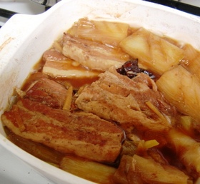 うちの豚の角煮*甘みはオイスターソースで
