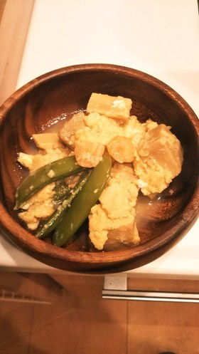 かんたん♪こえびと高野豆腐の卵とじ