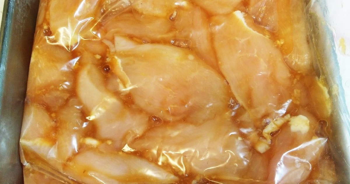 下味冷凍 むね肉で簡単しょうが焼き風 レシピ 作り方 By たかたかっち クックパッド 簡単おいしいみんなのレシピが356万品