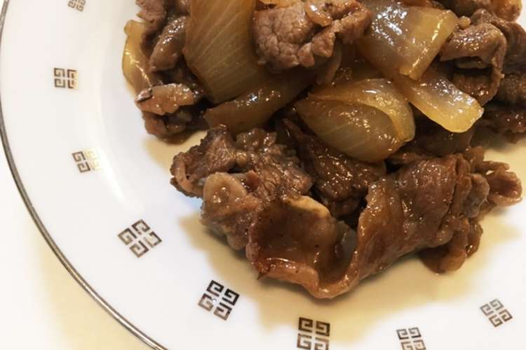 簡単 牛肉と玉ねぎの焼肉たれ炒め レシピ 作り方 By Riie クックパッド 簡単おいしいみんなのレシピが357万品