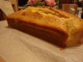 でこぽんピールのパウンドケーキ
