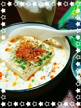 レンチンで超簡単飲み干せるずぼら湯豆腐!