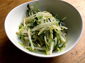 乳製品不使用☆簡単!もやしと豆苗ナムル