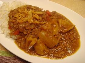 かぶとれんこんのキーマカレー