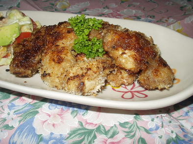 ✿鶏むね肉のウスターマヨフライ焼き✿の写真