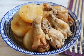 簡単!炊飯器で大根と手羽元のうま煮