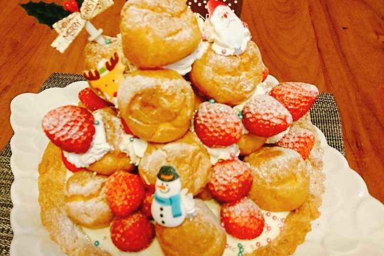 簡単 クリスマスケーキクロカンブッシュ レシピ 作り方 By さなはなちゃん クックパッド 簡単おいしいみんなのレシピが350万品