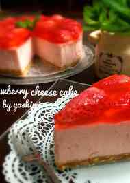 みんなが作ってる レアチーズケーキ イチゴゼリーのレシピ クックパッド 簡単おいしいみんなのレシピが360万品