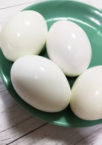 ゆで卵の殻を綺麗にむく方法