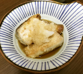 ハマチのおろし天つゆ