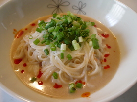 なんちゃって坦坦麺風♪冷やしそうめん