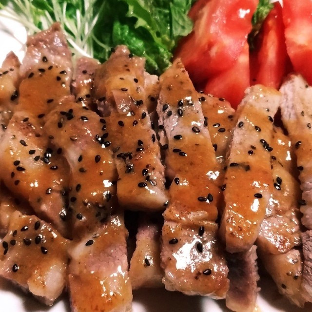 簡単 早い厚切り豚ロースの甘みそ焼き レシピ 作り方 By まゆ プーさん クックパッド 簡単おいしいみんなのレシピが350万品