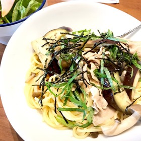 にんにく香る!ナスと豚バラの和風パスタ
