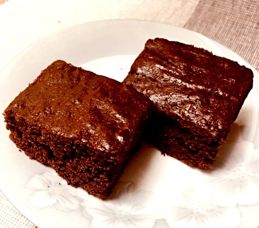 ファッジーココアブラウニーのレシピ