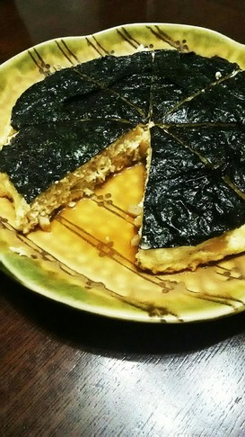 鶏ひき肉&豆腐の海苔つくね。