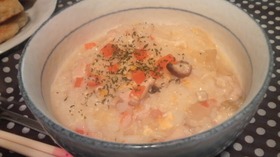 風邪引きさんへ♡具沢山♡卵雑炊♡