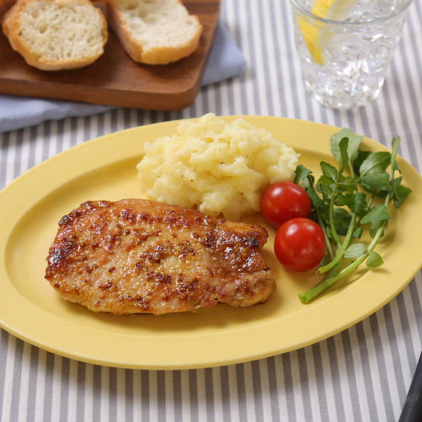 アプリコットソースをかけたポークチョップのレシピ