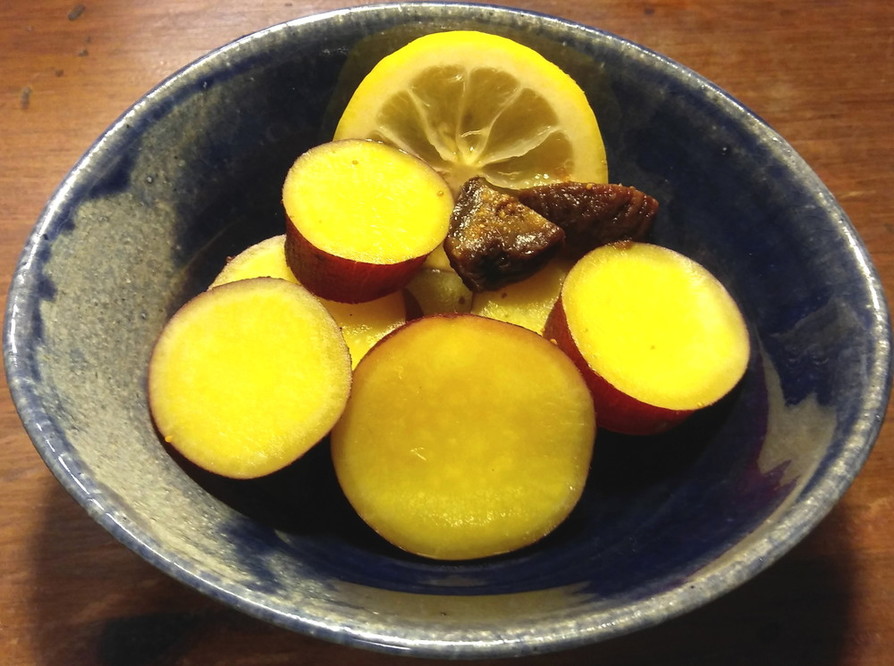 さつまいもと干しいちじくのレモン煮の画像
