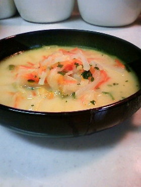 ウチ味!あっさり味のかぼちゃスープ