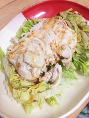 【サラダチキン】で棒棒鶏風サラダの写真