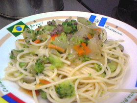 あまりものdeパスタ その3