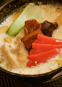 霧色ラーメン再現レシピ！釧路、豚骨スープ
