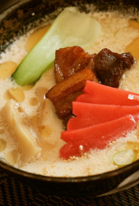 霧色ラーメン再現レシピ！釧路、豚骨スープ