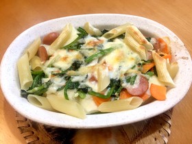 チーズ濃!ほうれん草のパングラタン☆