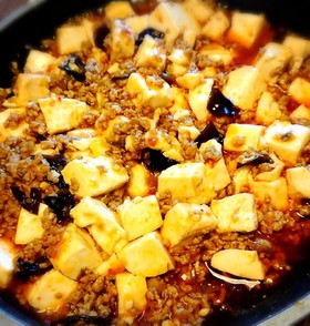 キクラゲ入り麻婆豆腐