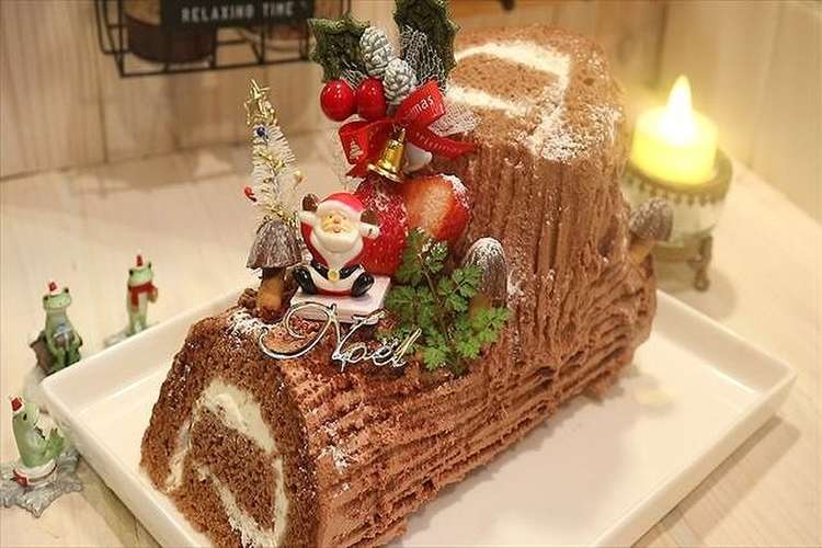 ブッシュドノエルの作り方 クリスマス レシピ 作り方 By コリスのおうちお菓子 クックパッド