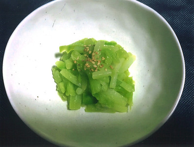【使いきり】ブロッコリーの茎のナムルの写真