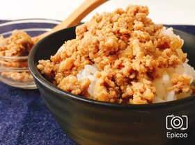 常備菜に!簡単豚ひき肉のピリ辛そぼろ