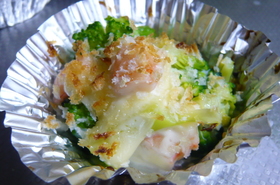 お弁当のおかず♪ブロッコリーのグラタン風