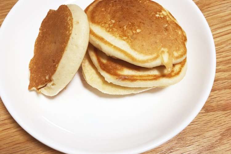 卵なし 牛乳なしのもちもちホットケーキ レシピ 作り方 By ダイエットめし クックパッド 簡単おいしいみんなのレシピが359万品