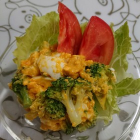 かぼちゃの煮物リメイク サラダ