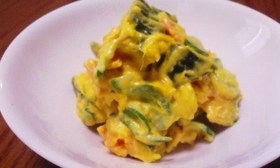 味噌香る!?かぼちゃサラダ