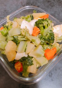 いろいろ野菜のホットサラダ