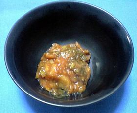 ご飯のお供に♪ うどみそ