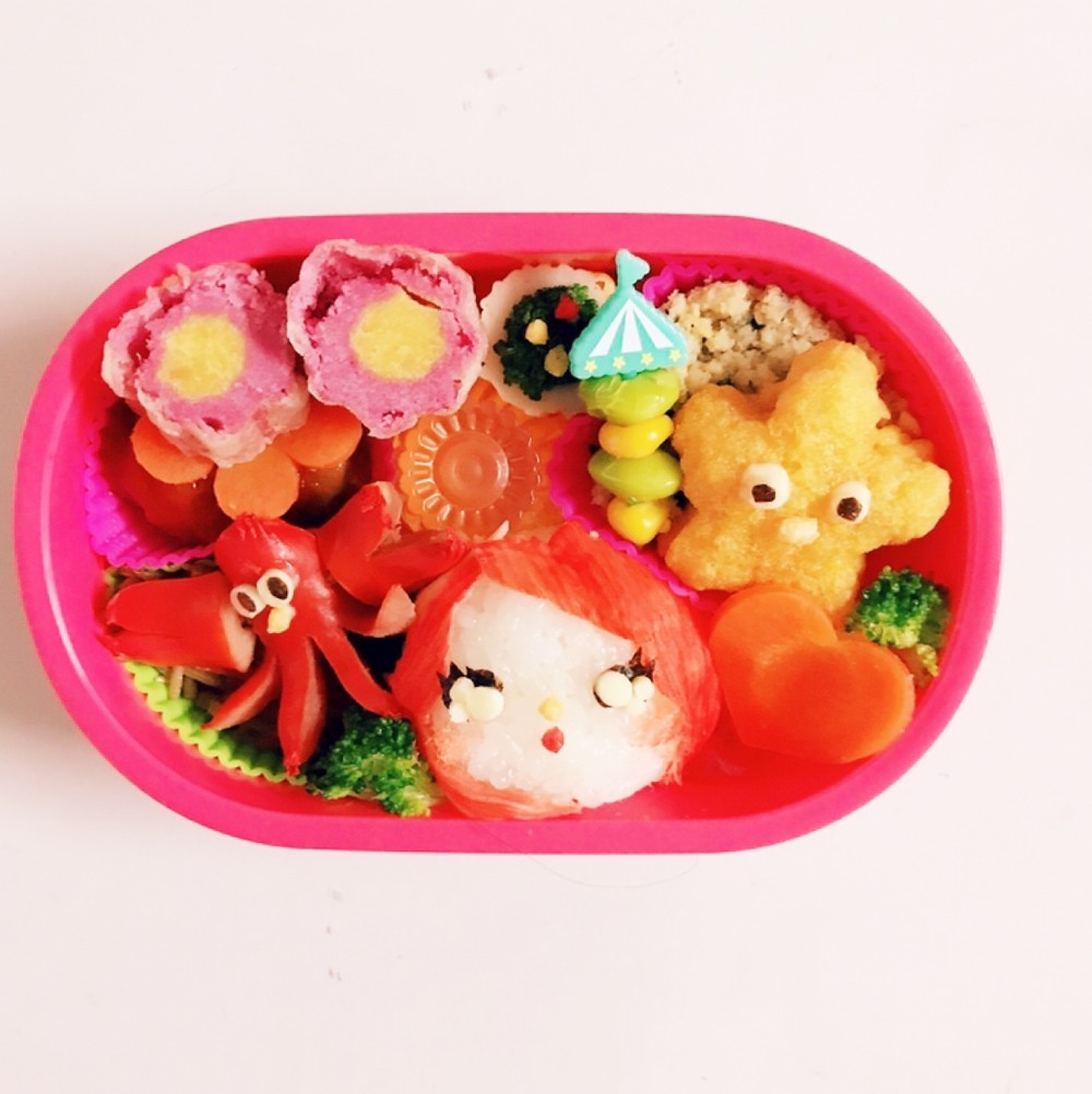 アリエル キャラ弁 デコ弁 レシピ 作り方 By もこにゃん クックパッド 簡単おいしいみんなのレシピが354万品