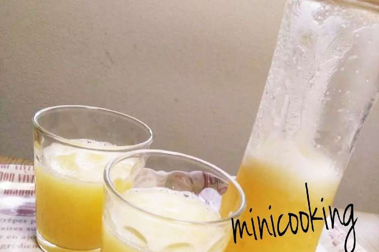 風邪予防に まるまるりんごジュース レシピ 作り方 By ミニcooking クックパッド