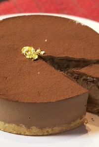 濃厚さっぱり♡簡単チョコレアチーズケーキ