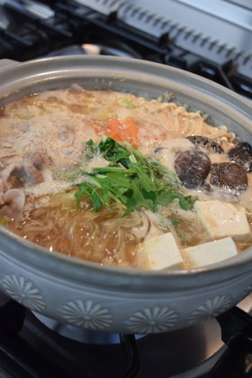 極旨!ごま豆乳鍋