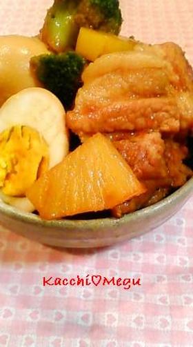 とろとろ豚バラとブロッコリーの甘辛煮♡