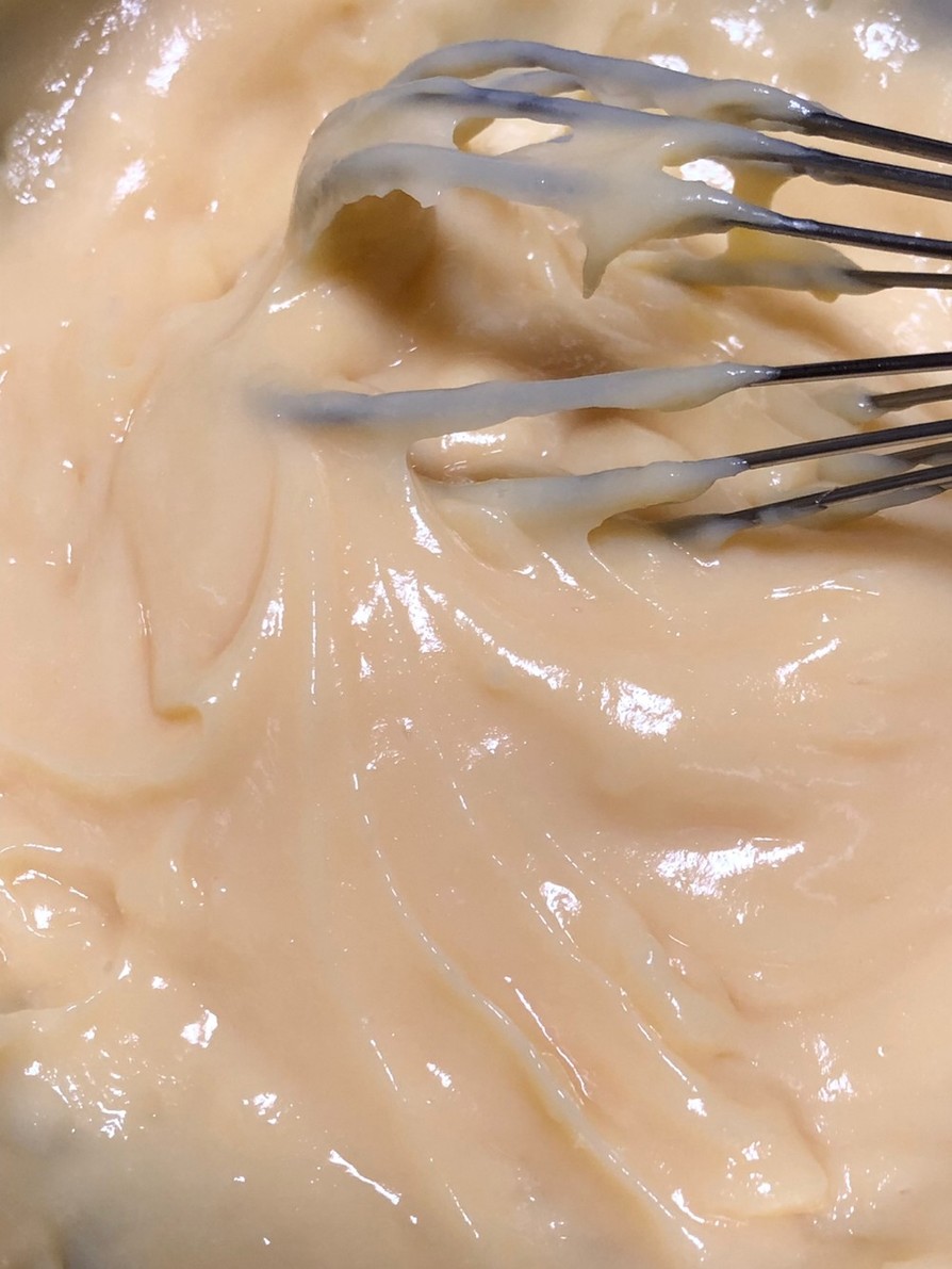 米粉と豆乳の全卵カスタードクリームの画像