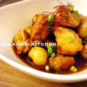 鶏もも肉とじゃがいものテリテリ甘辛煮♪♪