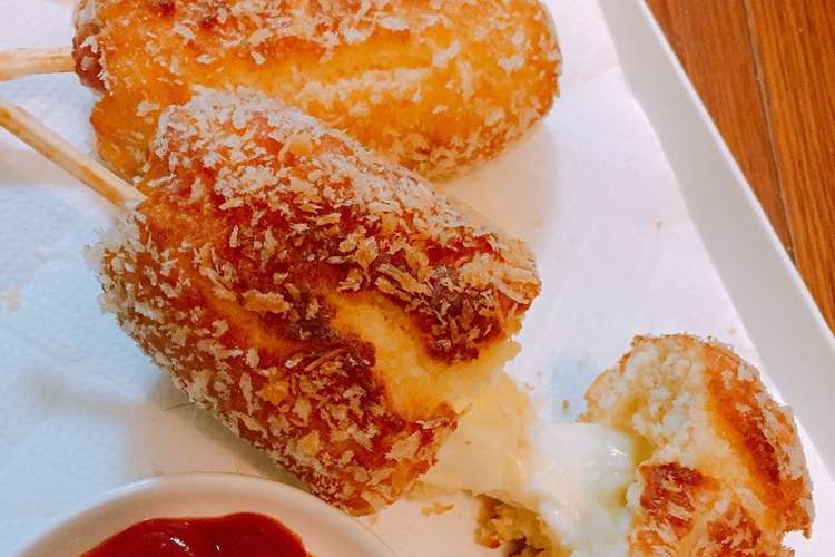 簡単 Hmでのびーるチーズドッグ レシピ 作り方 By なみっちのご飯便り クックパッド 簡単おいしいみんなのレシピが353万品